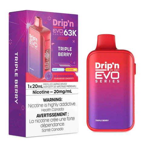 Drip'N EVO 63K Disposable Vapes - 4ct