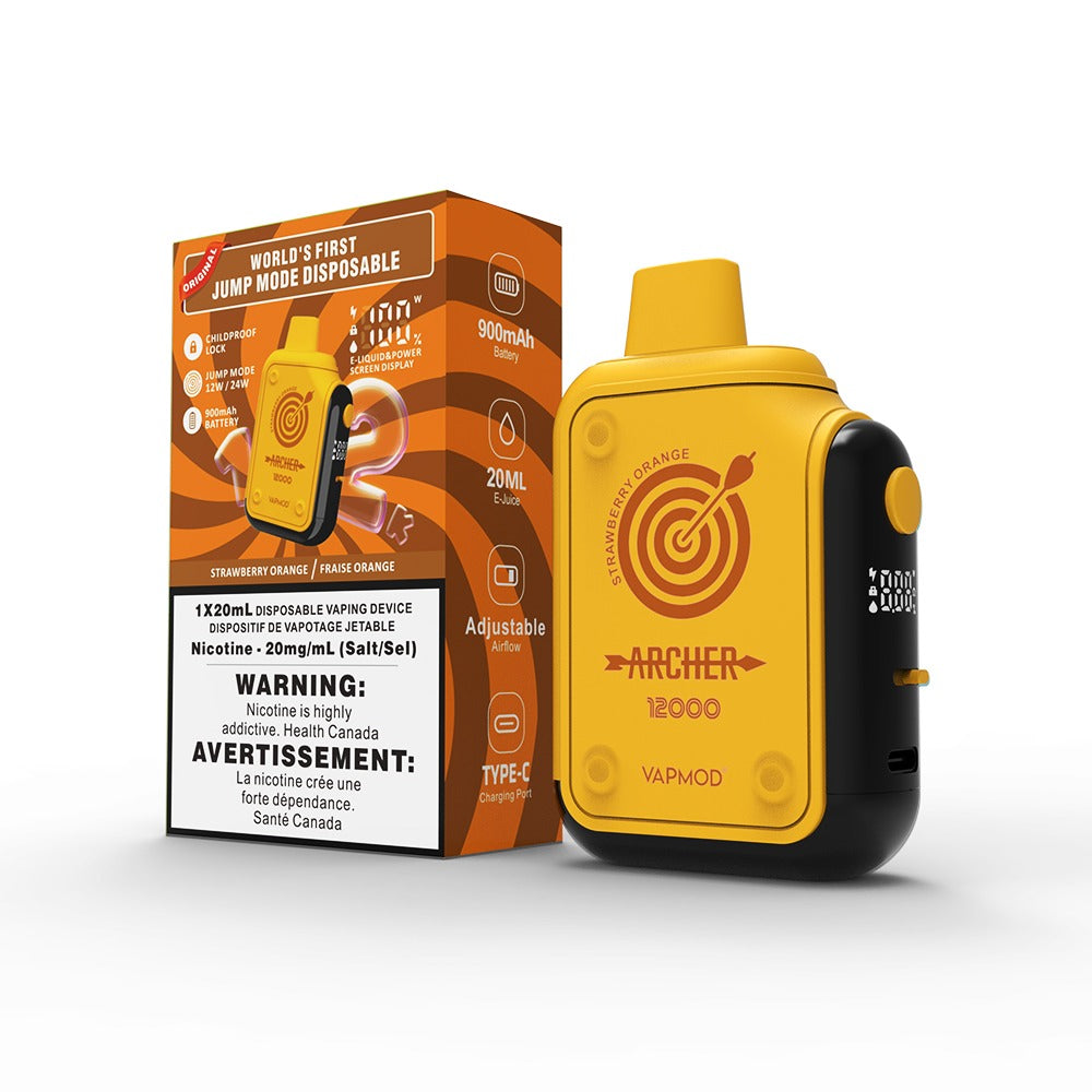 ARCHER BY VAPMOD 12K DISPOSABLE VAPE 5/pk