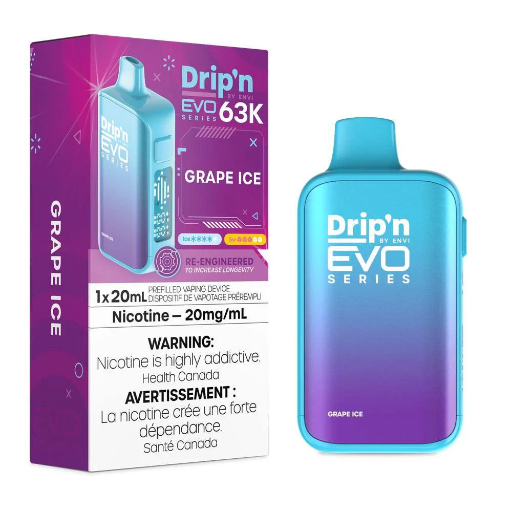 Drip'N EVO 63K Disposable Vapes - 4ct