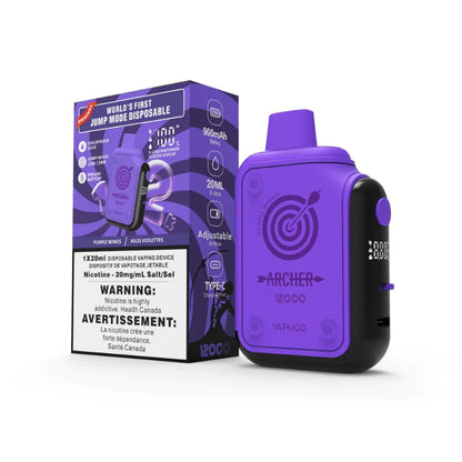 ARCHER BY VAPMOD 12K DISPOSABLE VAPE  5/pk