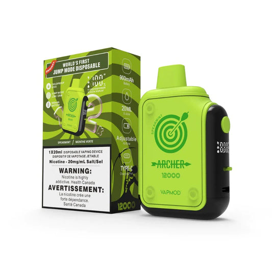 ARCHER BY VAPMOD 12K DISPOSABLE VAPE  5/pk