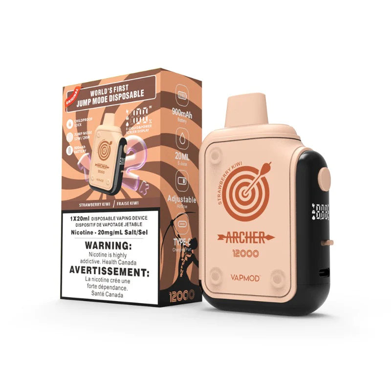 ARCHER BY VAPMOD 12K DISPOSABLE VAPE  5/pk