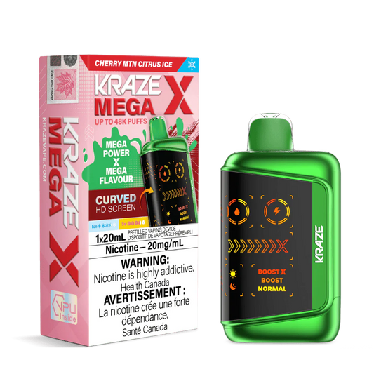 Kraze Mega X Disposable Vape 48k puffs - 4ct