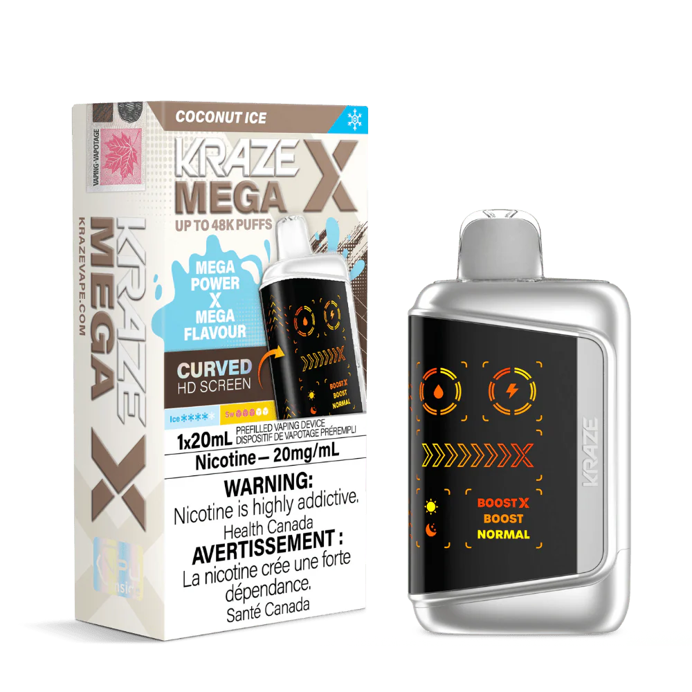 Kraze Mega X Disposable Vape 48k puffs - 4ct