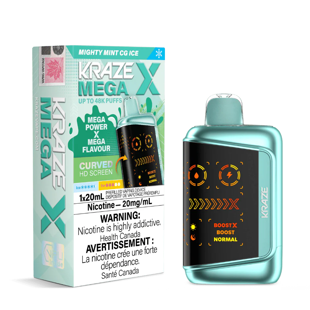 Kraze Mega X Disposable Vape 48k puffs - 4ct