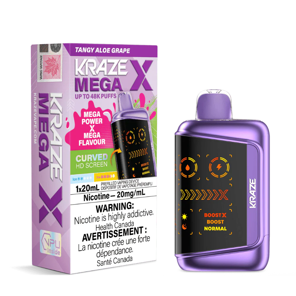 Kraze Mega X Disposable Vape 48k puffs - 4ct