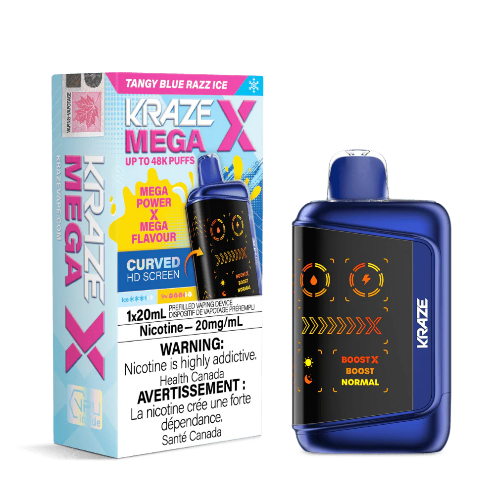 Kraze Mega X Disposable Vape 48k puffs - 4ct