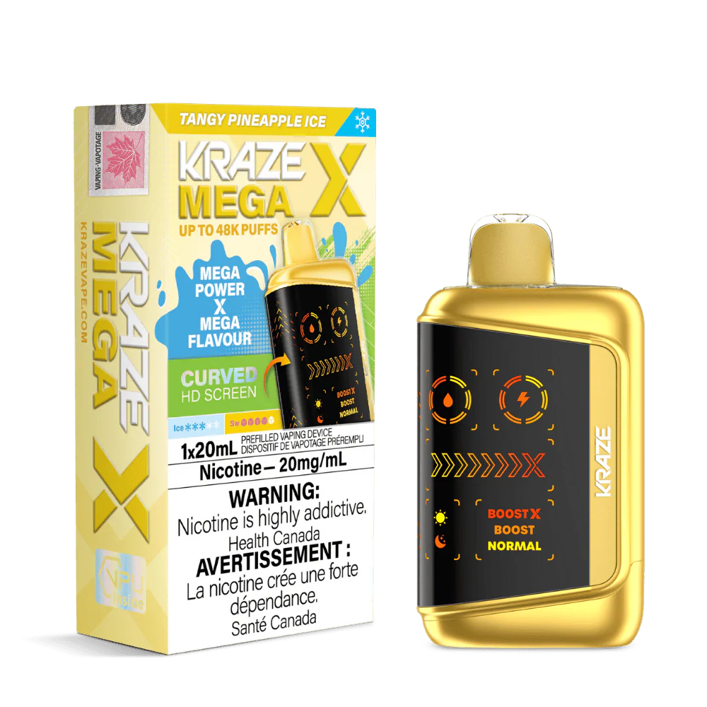 Kraze Mega X Disposable Vape 48k puffs - 4ct