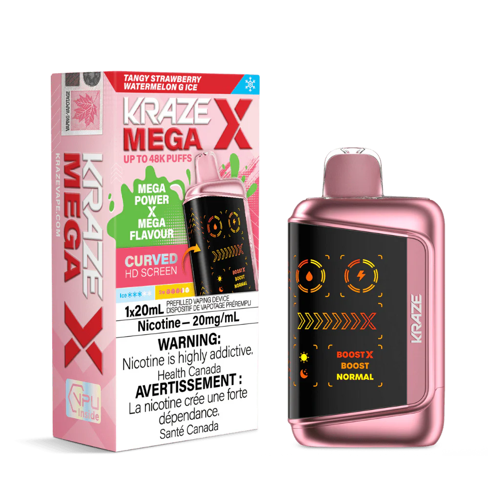 Kraze Mega X Disposable Vape 48k puffs - 4ct