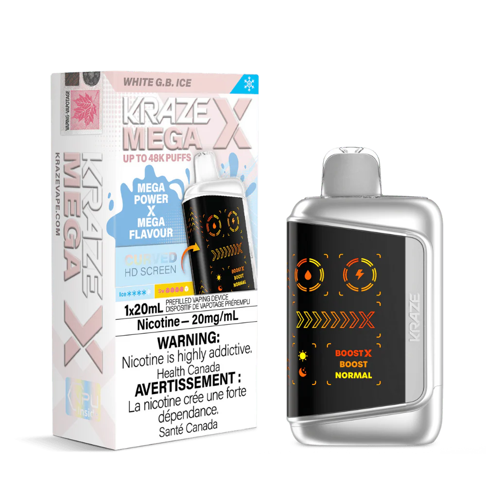 Kraze Mega X Disposable Vape 48k puffs - 4ct